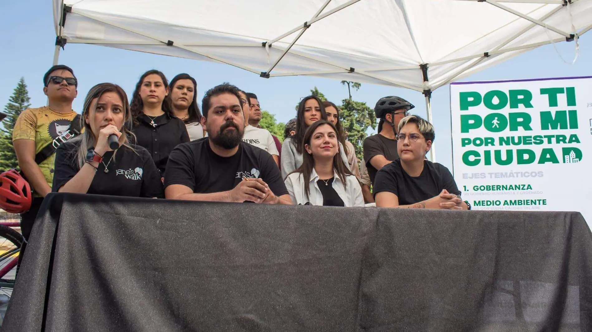 Rueda de prensa Por ti, por mi por nuestra ciudad